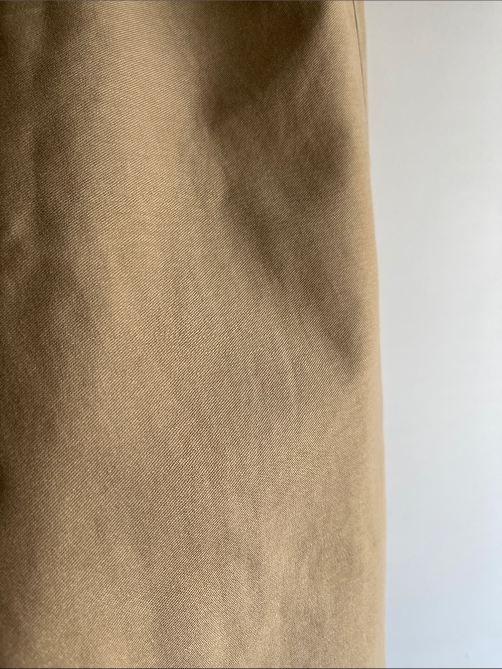 UNIQLO x Ines de la Fressange Tan Wide Leg Cotton Trousers French Girl Classic - Picture 5 of 16